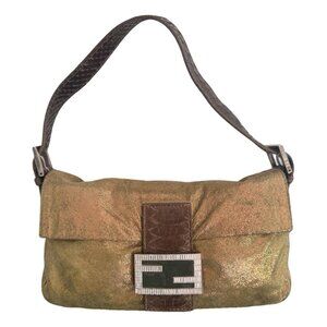 Fendi Gold Baguette